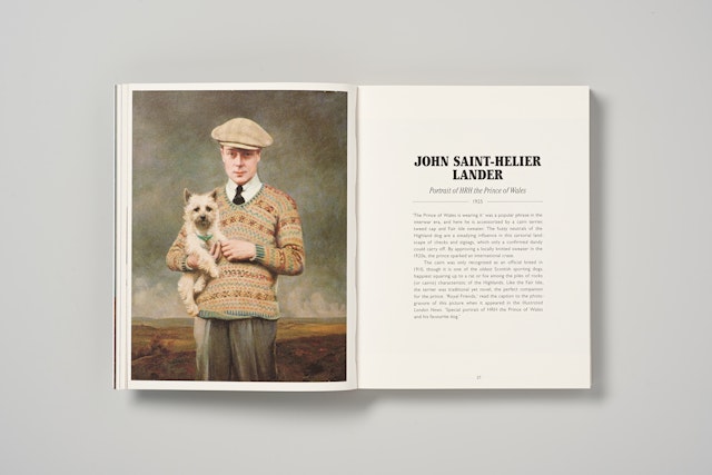 'Portrait of HRH the Prince of Wales' with a Cairn Terrier by John Saint-Helier Lander